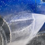 washing car with HydroBlast Power Nozzle